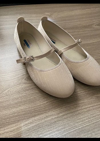 Saten bej renk babet - Görsel 2