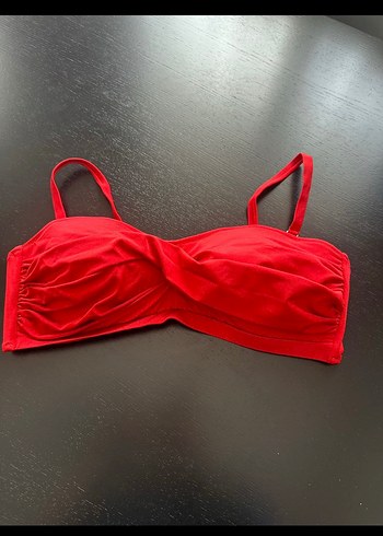 46 Beden kırmızı Renk Toparlayıcı Bikini Üstü