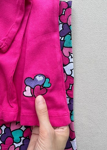 Pembe Nakışlı Pijama