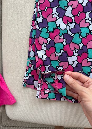 LC Waikiki Pembe Nakışlı Pijama