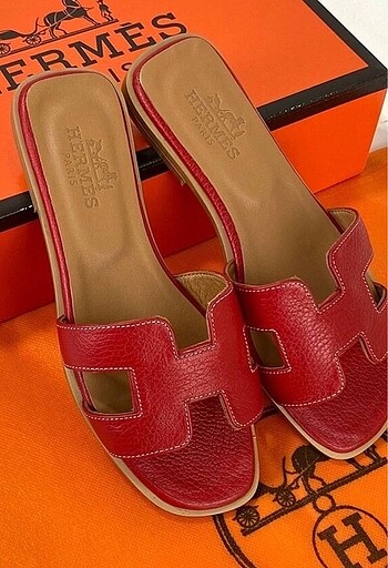 Hermes HERMES HAKİKİ DERİ SANDALS