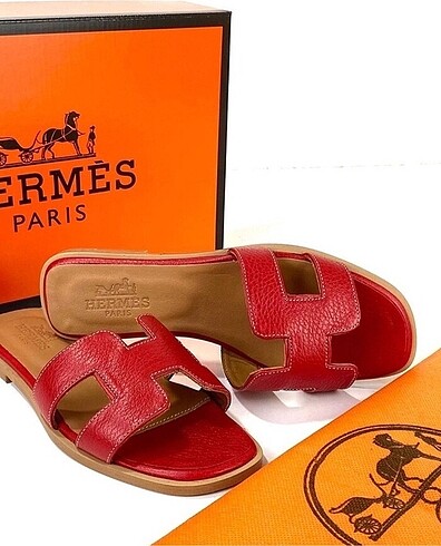 39 Beden HERMES HAKİKİ DERİ SANDALS