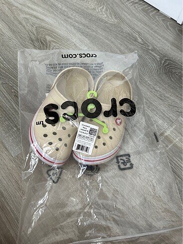 37 Beden ten rengi Renk Kadin crocs terlik