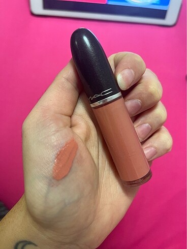  Beden pembe Renk Mac Mat Gloss
