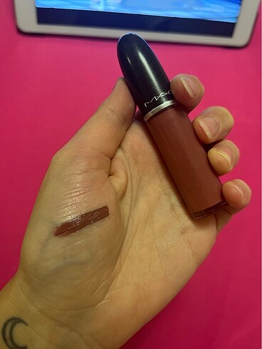  Beden pembe Renk Mac Mat Gloss