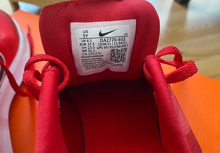37,5 Beden Nıke aır zoom pegasus