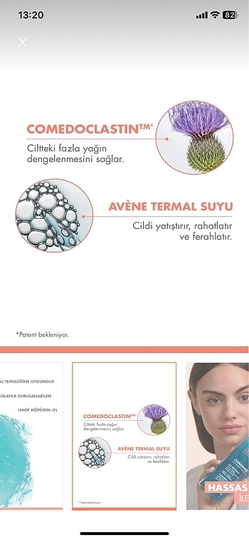 Avene Avene yüz yıkama
