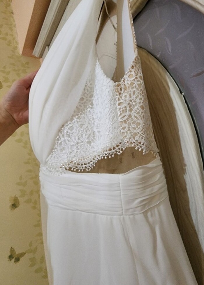 Beyaz elbise  - Görsel 4