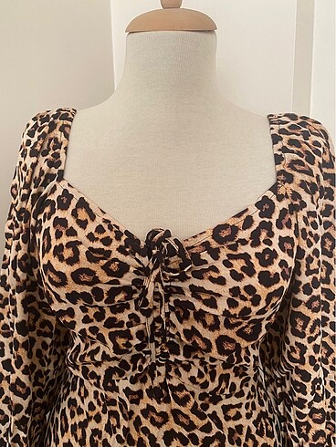 H&M H&M Leopar Elbise