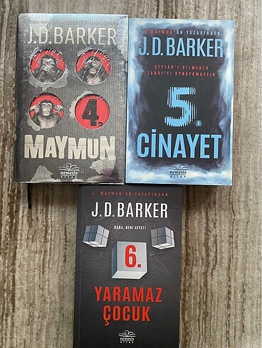 J.D.BARKER KİTAP SETİ
