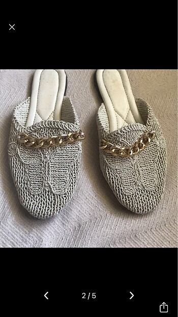 Zara Hasır terlik