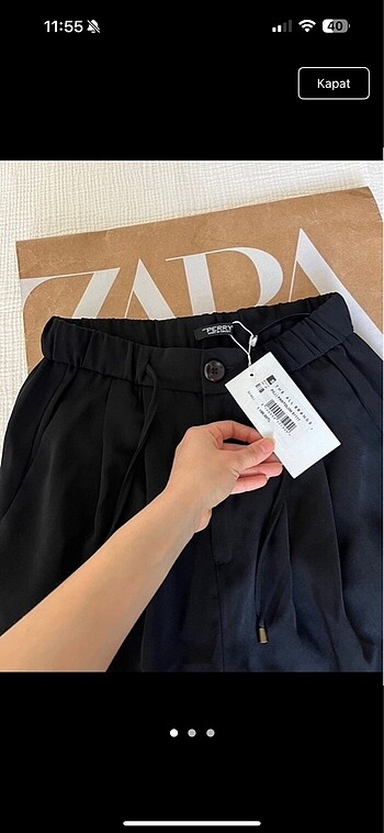 m Beden siyah Renk Şalvar model dökümlü pantolon