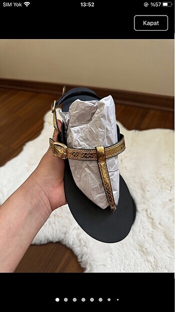 Zara gold sandalet