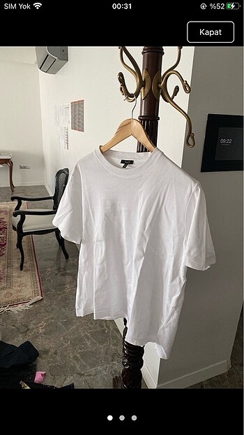 Massimo dutti beyaz tişört