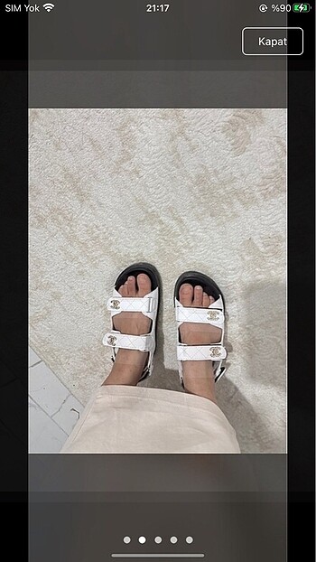 36 Beden Chanel sandalet