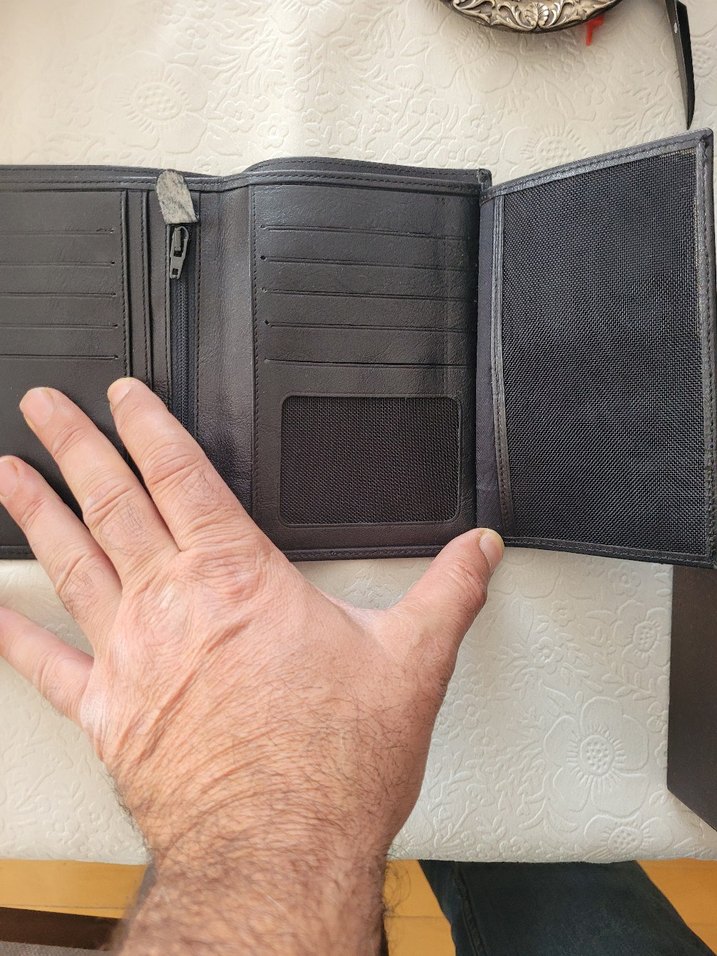 deri sümerbank teftis.heyetine hediye Erkek Cüzdanı - Görsel 2