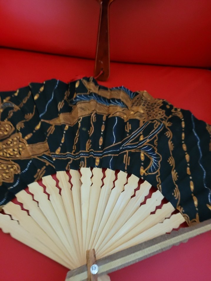 Renkli ve Desenli İki Yelpaze - Görsel 3