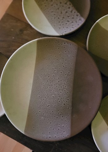 Seramik Yemek Tabağı Seti 70 ler - Görsel 3