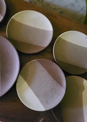 Seramik Yemek Tabağı Seti 70 ler - Görsel 2