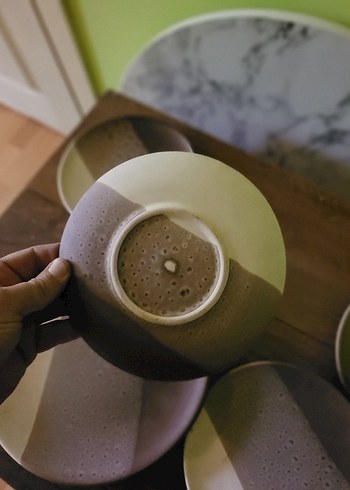 Seramik Yemek Tabağı Seti 70 ler - Görsel 4