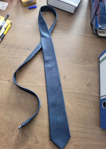 Mavi Erkek Kravat - Görsel 3