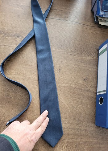 Mavi Erkek Kravat - Görsel 2
