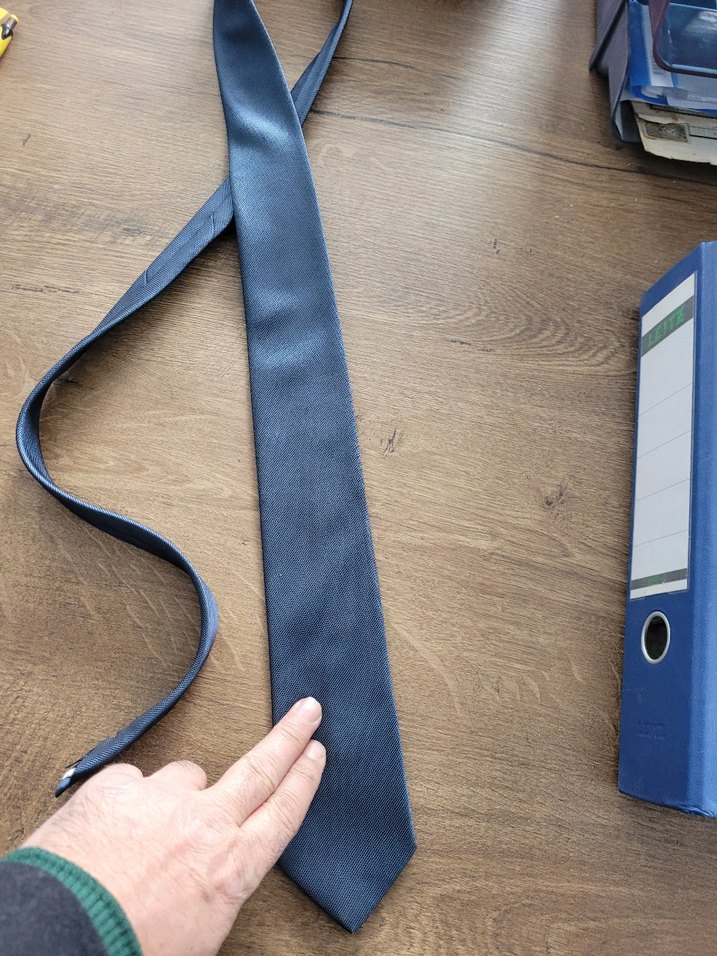 Mavi Erkek Kravat - Görsel 2