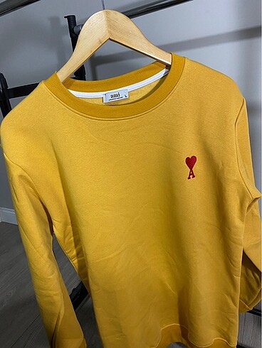 Ami hardal sarısı sweatshirt