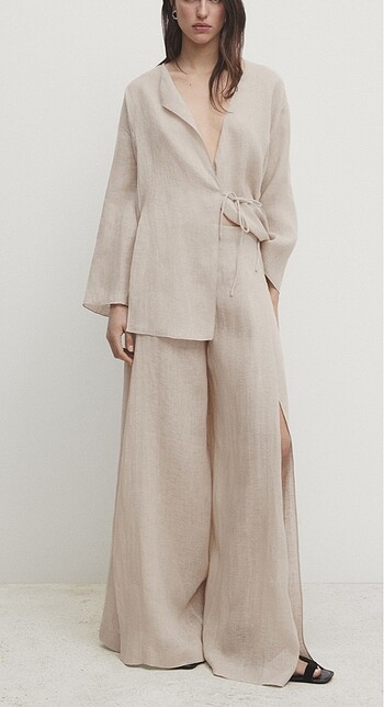 Massimo Dutti Keten Pantolon