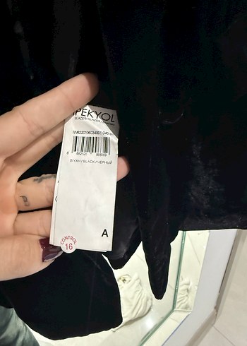 ipekyol Siyah Süet Kadın Blazer Ceket