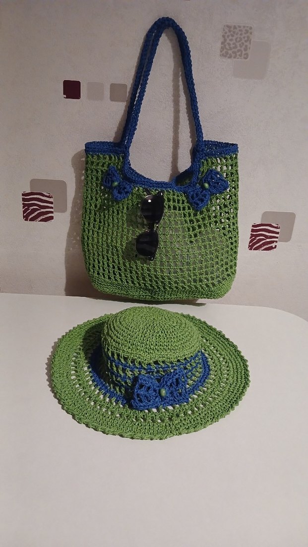 Örgü Kadın Çanta - Bohem Stil - Görsel 2