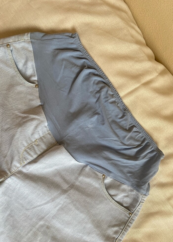 Hamile kot şort - Görsel 2