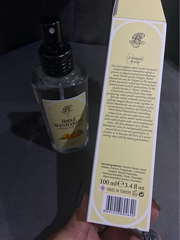 Rebul Kolonya Mandarine 100ml - Görsel 4