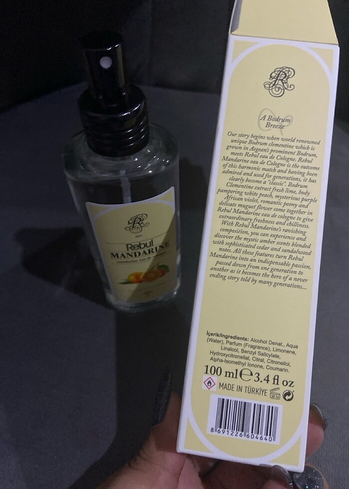 Rebul Kolonya Mandarine 100ml - Görsel 4