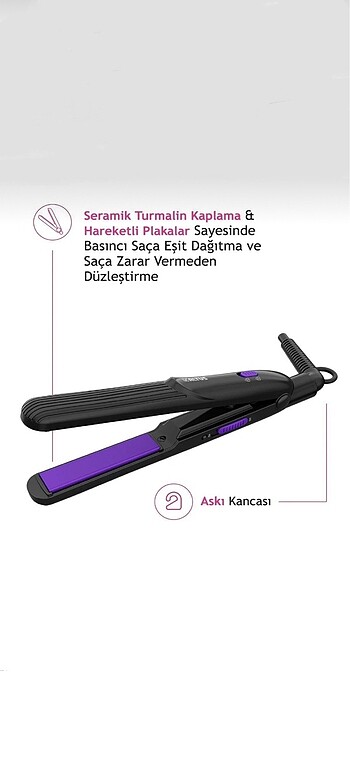 Beden Renk ALTUS AL 785 Mini Saç Düzleştirici