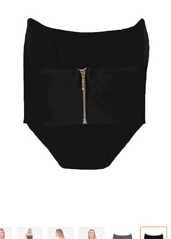 Siyah  Mini Büstiyer - Görsel 2