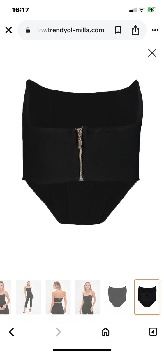 Siyah  Mini Büstiyer - Görsel 2