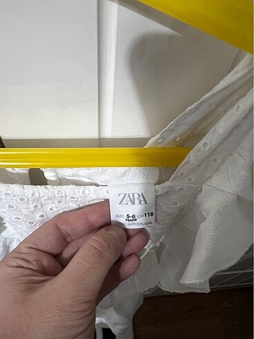 6 Yaş Beden beyaz Renk Yazlık pamuklu elbise