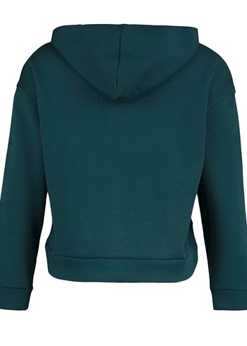 Kadın Kapüşonlu Uzun Kollu Sweatshirt - Görsel 2