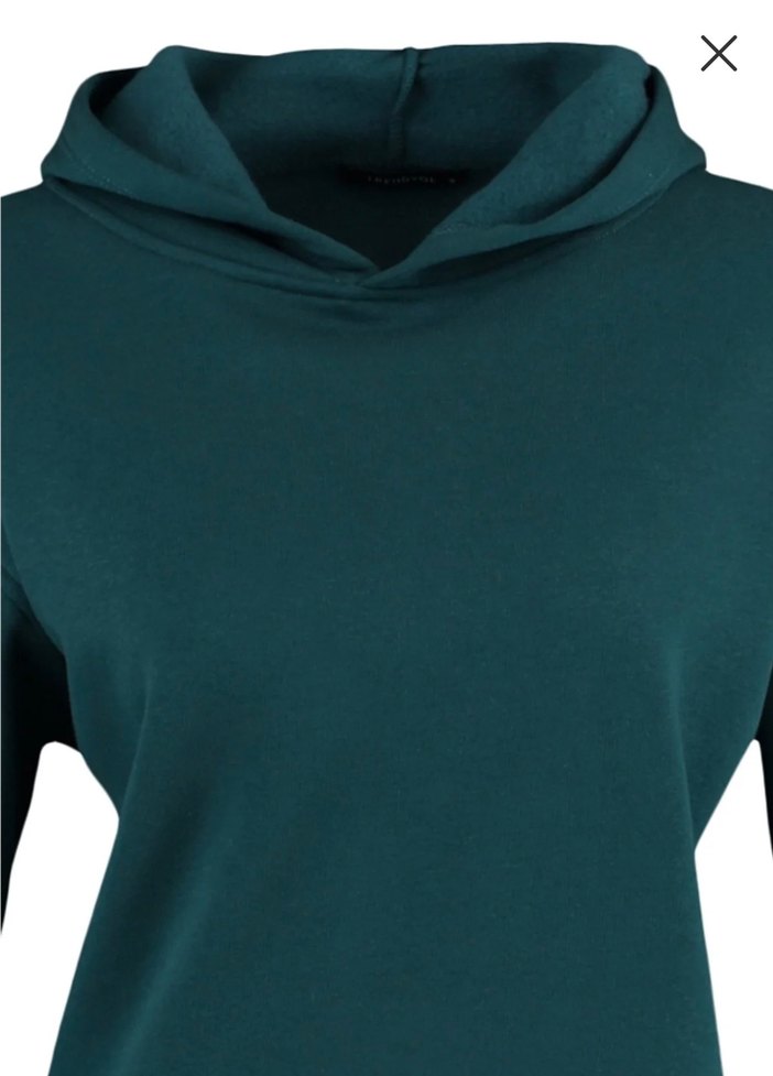 Kadın Kapüşonlu Uzun Kollu Sweatshirt - Görsel 3