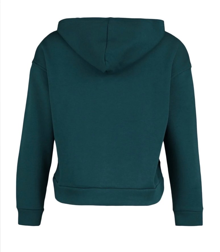 Kadın Kapüşonlu Uzun Kollu Sweatshirt - Görsel 2