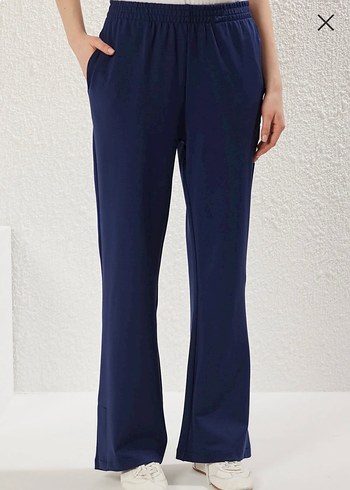 Kadın Lacivert Kemerli Uzun Takım - Görsel 6
