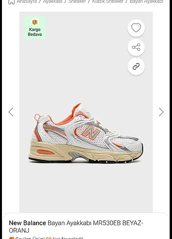 Orijinal al new balance 530 ayakkabi