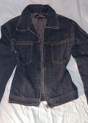 DKNY Koyu Mavi Dkny Denim Ceket