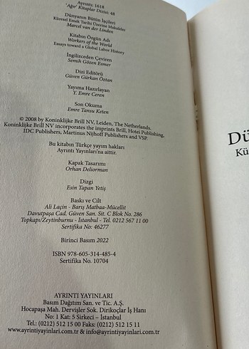 Dünyanın Bütün İşçileri - Van der Linden - Görsel 4