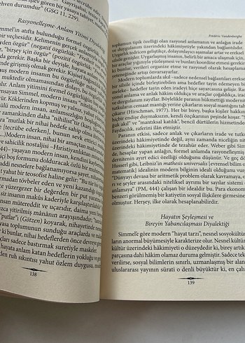 Alman Sosyolojisinin Felsefi Tarihi - Frederic Vandenberghe - Görsel 10