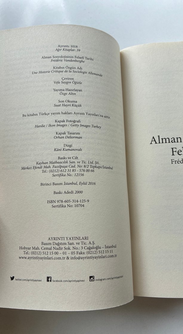 Alman Sosyolojisinin Felsefi Tarihi - Frederic Vandenberghe - Görsel 4