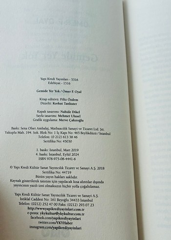 Gemide Yer Yok - Ömer F. Oyal Roman - Görsel 4