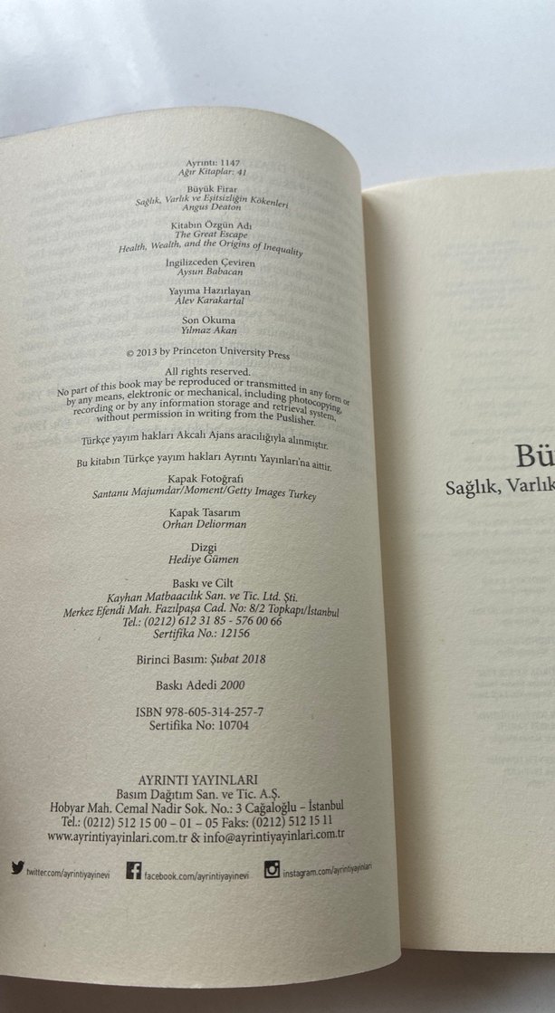 Büyük Firar - Sağlık, Varlık ve Eşitsizliğin Kökenleri - Görsel 4