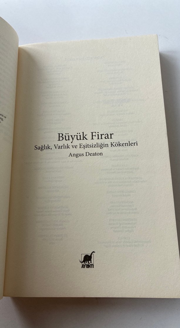 Büyük Firar - Sağlık, Varlık ve Eşitsizliğin Kökenleri - Görsel 5